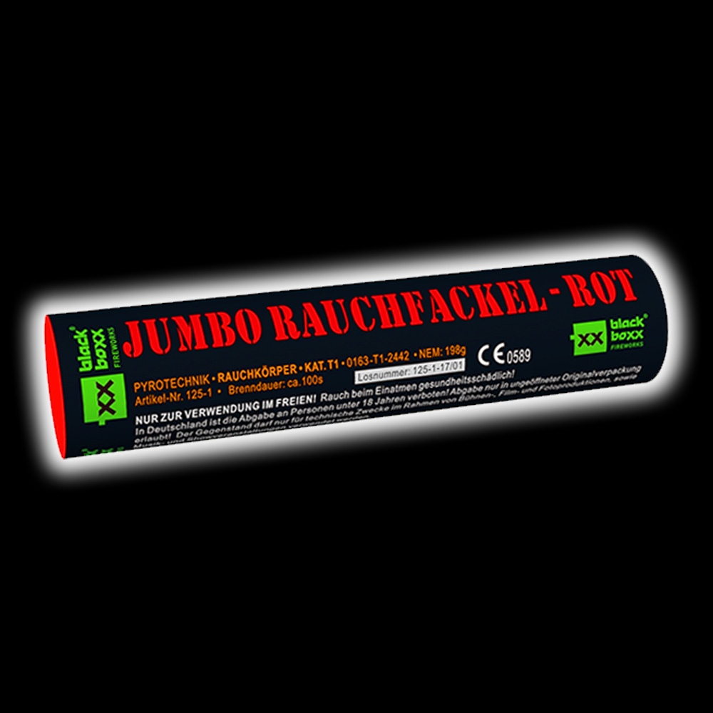 Jumbo Rauchfackel Rot